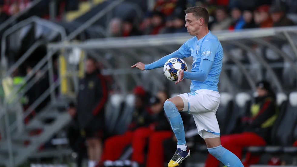 Søren Rieks stannar i Malmö FF. Han har förlängt kontraktet med två säsonger. Arkivbild.