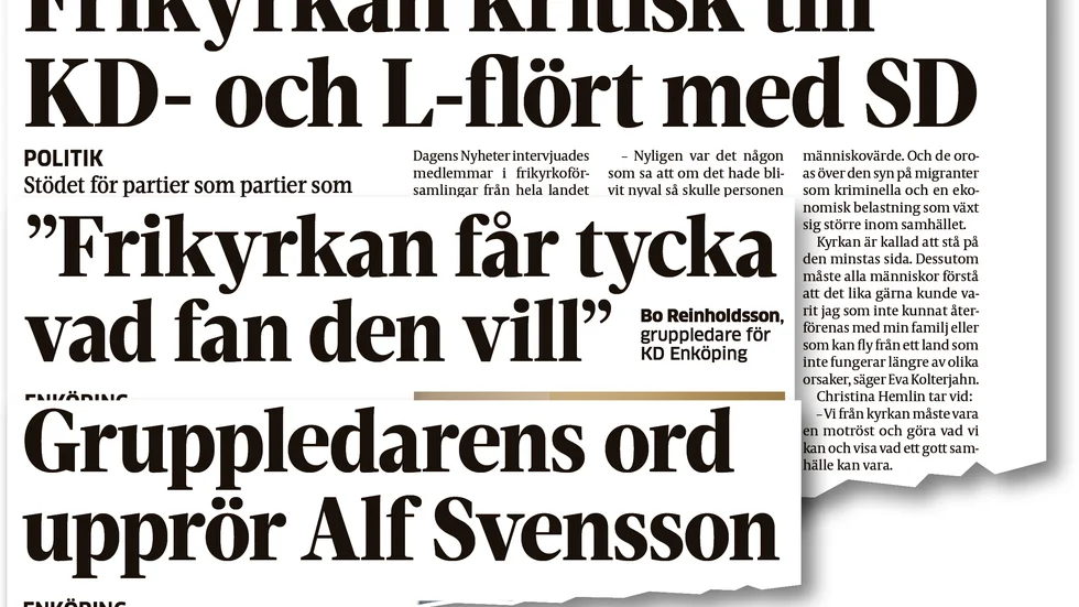 KD är inte ett konfessionellt parti, men vår ideologi bygger på den kristna värdegrunden, skriver Henrik Lindberg.