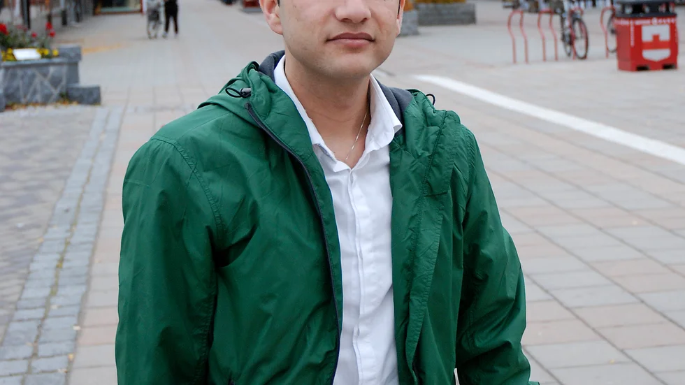 Ahmed Aklil Khalil när han bodde i Boden.