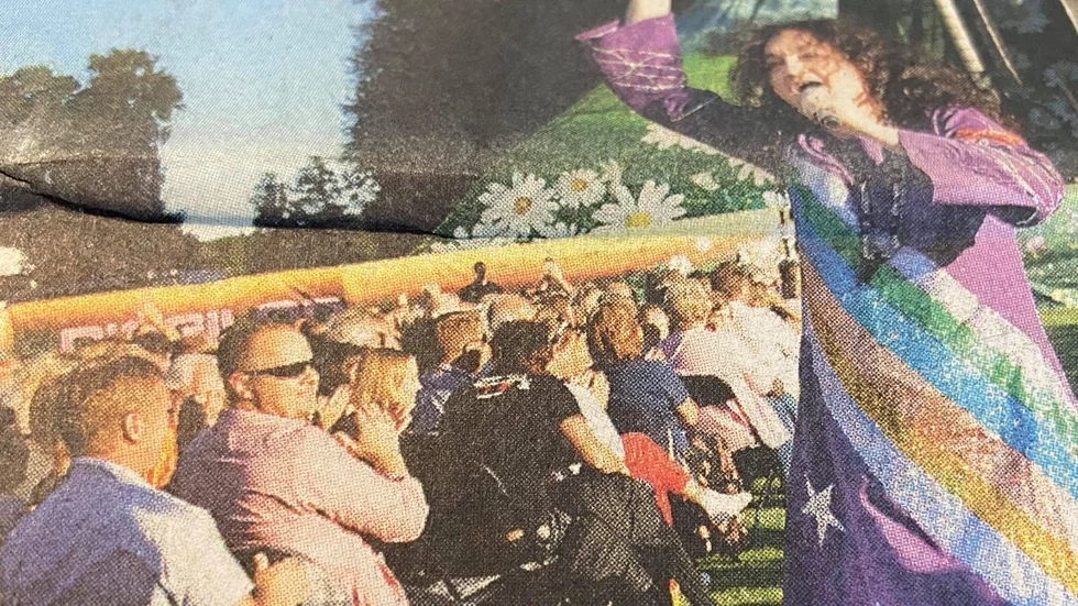Kuriren för 10 år sedan: Thomas Di Leva uppskattades, både av publiken och Kurirens recensent, när Diggiloo kom till Djulö.
