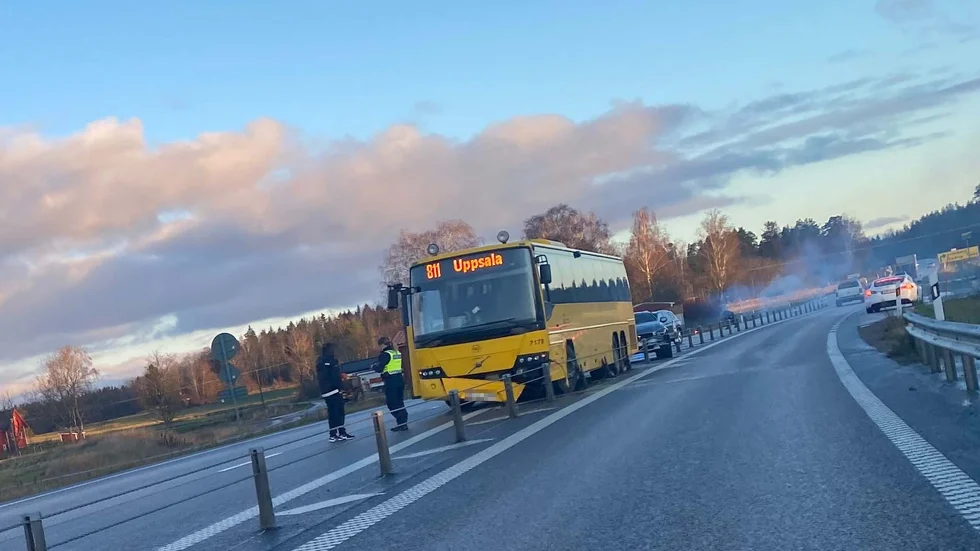 Buss trafikolycka