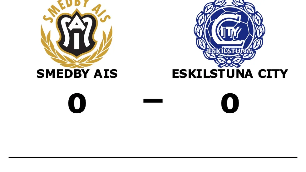Smedby AIS spelade lika mot Eskilstuna City FK