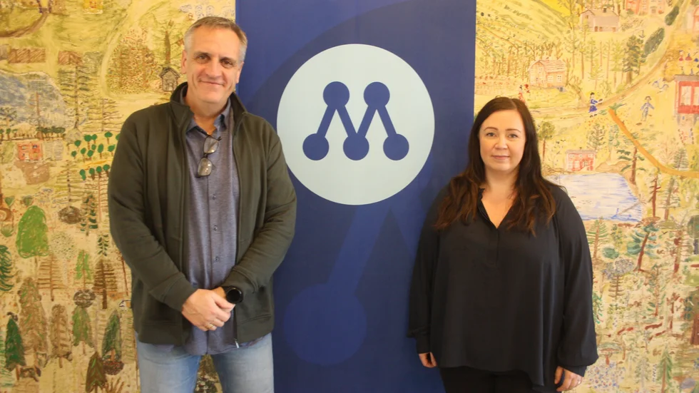 Håkan Jansson och Charlotta Jansson Enqvist företräder Moderaterna i Norsjö