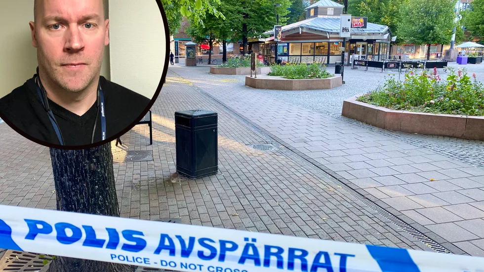 Magnus Forsgren vid polisens avdelning för grova brott. 