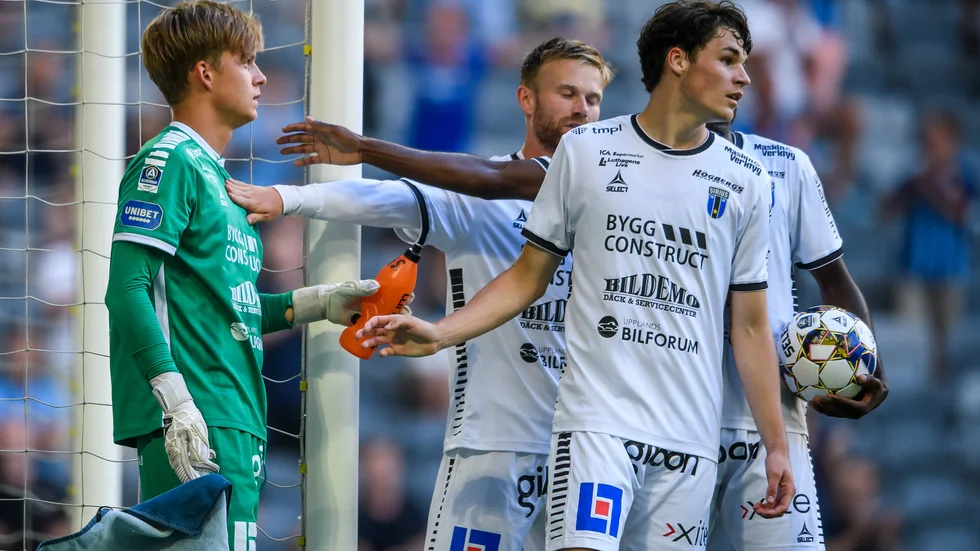 Hannes Sveijer och Jamie Roche. 