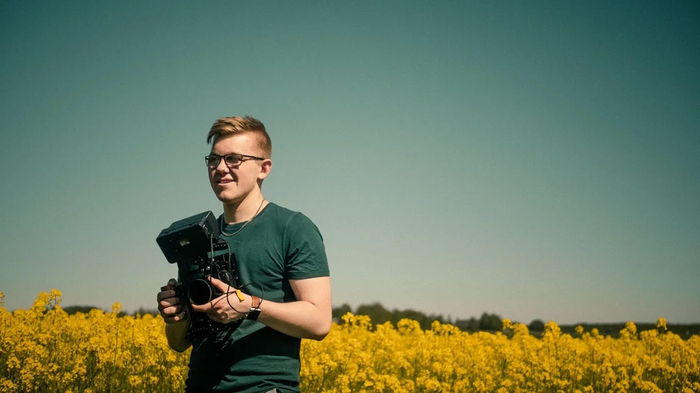 Martin Klevelid har rest runt i Sverige och filmat på många platser. "Jag har upplevt mycket som inte många andra ungdomar upplevt och det är jag tacksam över".