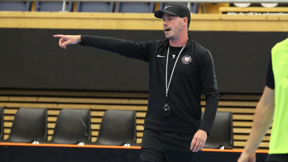 Storvretas tränare Oscar Lundin.