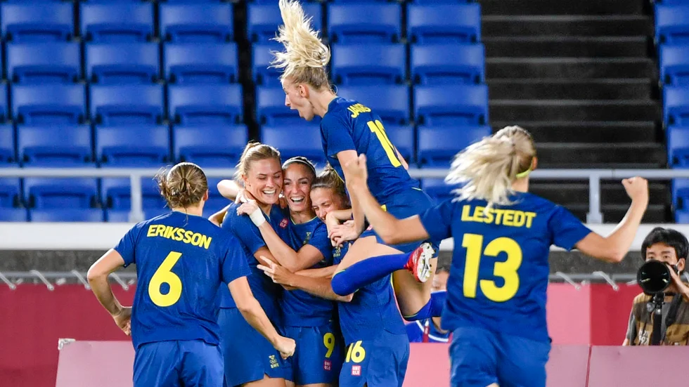 I dag spelare Sveriges fotbollsdamer final för andra OS:et i rad.