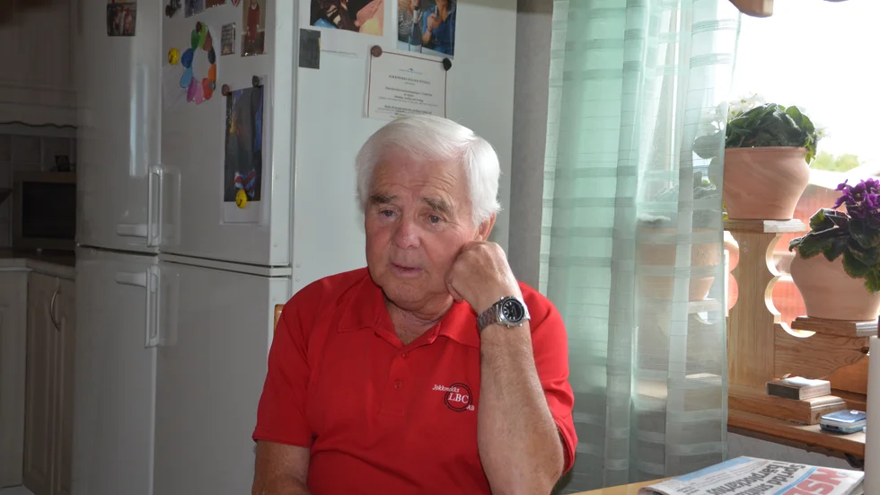 Henry Larsson från Vuollerim lider sedan några år av sviterna efter en stroke.