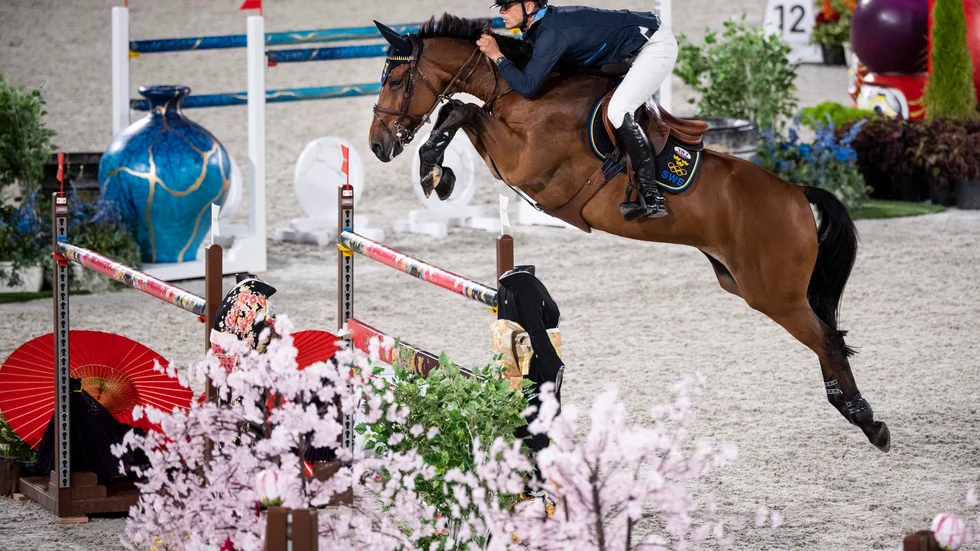 Peder Fredricson och All In är klara för onsdagens hoppfinal, liksom Malin Baryard Johnsson och Henrik von Eckermann.