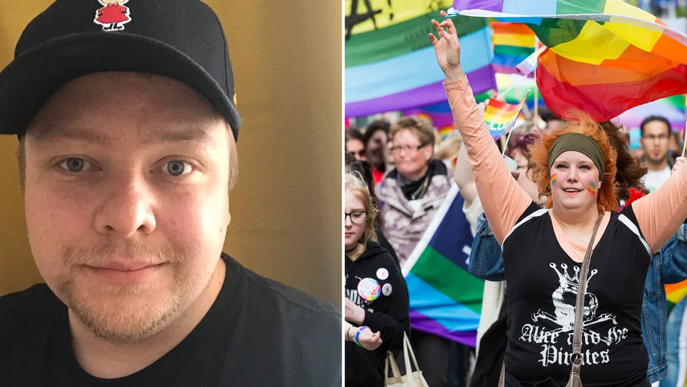 David Forsberg, längtar efter en storskalig pridefestival igen som det har varit förut i Luleå. Men det får anstå tills pandemin är över.