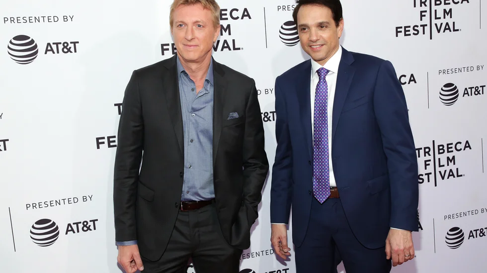 William Zabka och Ralph Macchio återkommer i den fjärde säsongen av "Cobra Kai" i december. Arkivbild.
