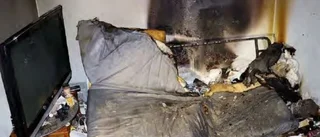 Orsakade brand i sin egen lägenhet – döms