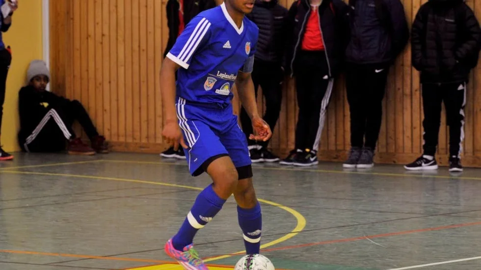 Matchhjälten. Dencil Nanuseb kvitterade till 3-2 och nätade på straff.