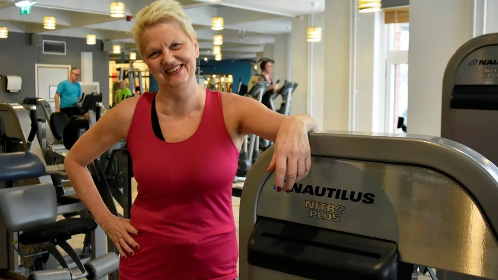 Träningen är en stor del av Britt Nilssons liv. "Men jag gör det inte för att bli Miss fitness 2018, utan bara för att må bra och orka med vardagen", säger hon.