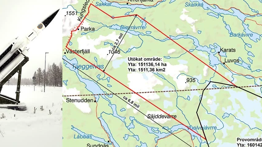 Vapentester. Vidselbasen utför vapentester som kräver utökat skyddsområde i oktober.