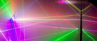 Laser istället för fyrverkerier