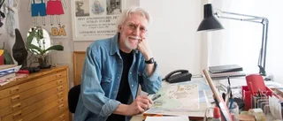 Surrealistisk bilderbok om en gammal tant