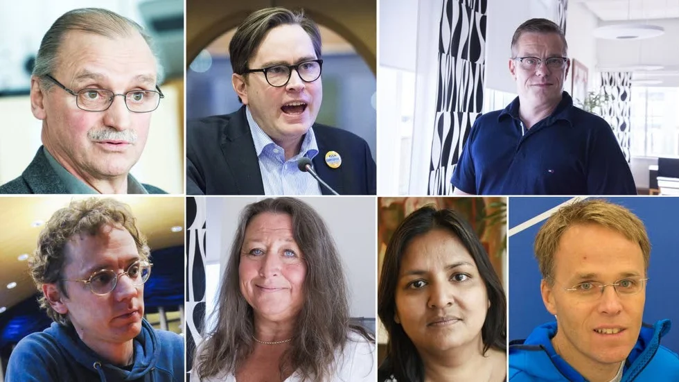 GRUPPLEDARNA. Merparten av gruppledarna i kommunfullmäktige riktar skarp kritik mot kommunbeslutet att finansiera Niklas Nordströms 50-årsmottagning med skattemedel.
