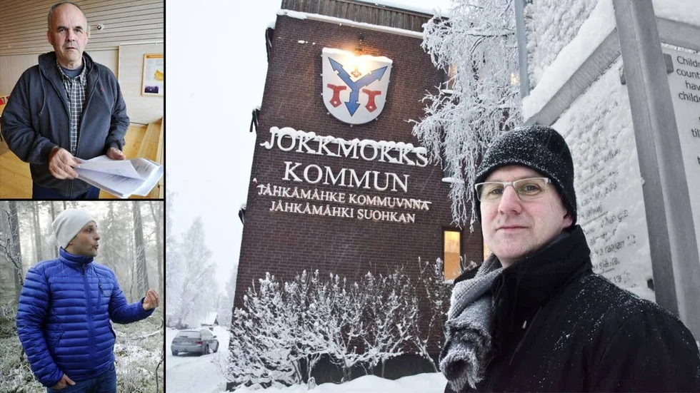Minskar organisationen. Jokkmokks kommun vill avskaffa nämnderna. En rimlig förändring, anser Robert Bernhardsson men oppositionen är kritisk. Infällda: Roland Boman och under honom Henrik Blind.