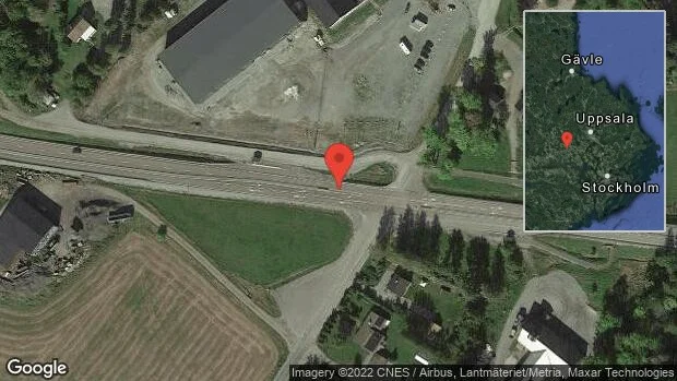 Stopp på väg 70 på grund av olycka med flera fordon