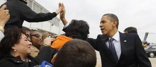 Bensinpriserna hotar Obama