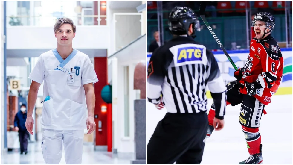 "Det kommer säkert att kännas tomt när de andra sätter igång om två veckor. Hockeyn har ju varit en stor del av mitt liv. Det känns samtidigt skönt", säger Anton Tano.