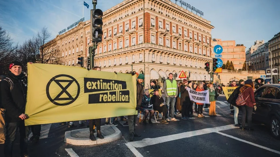 Extinction Rebellion startade i Storbritannien i oktober 2018.