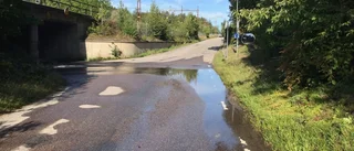 Vattenläcka ofixad under en veckas tid