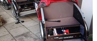 De vill bjuda pensionärer på en tur i cykeltaxi