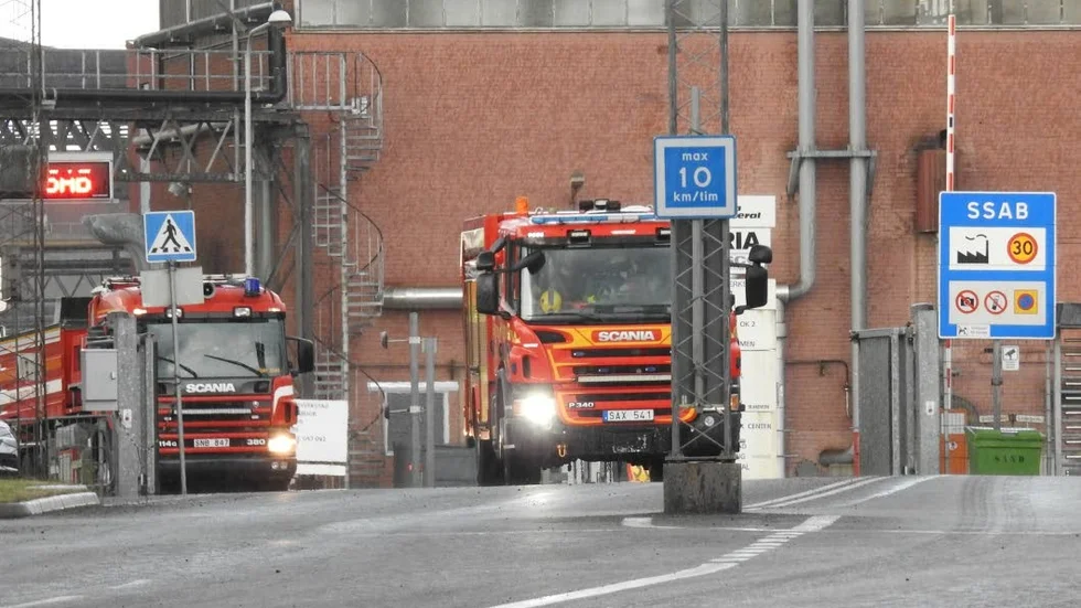 Fyra enheter befann sig på olycksplatsen.