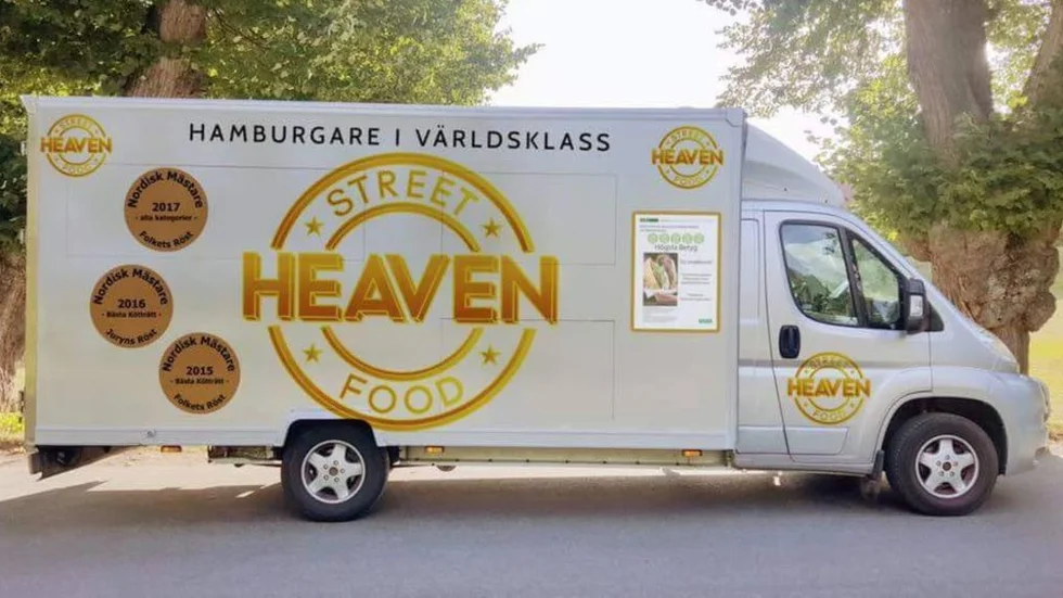 Burgare med mera finns hos Heaven street food.