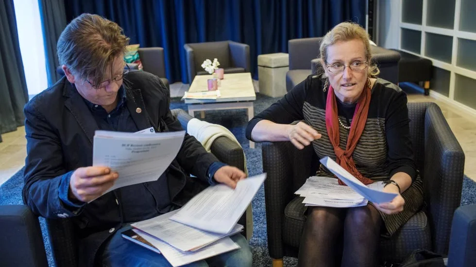 Olle Jansson och Eva Åkesson.