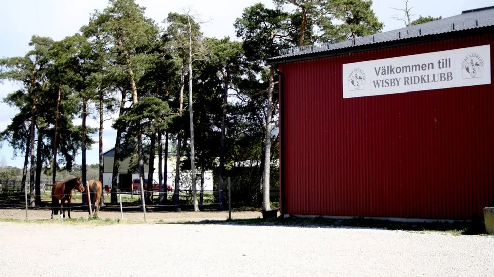 Wisby Ridklubb tvingas under några veckor framöver hålla sin anläggning stängd.