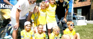 "Foppa" sportade med ungarna
