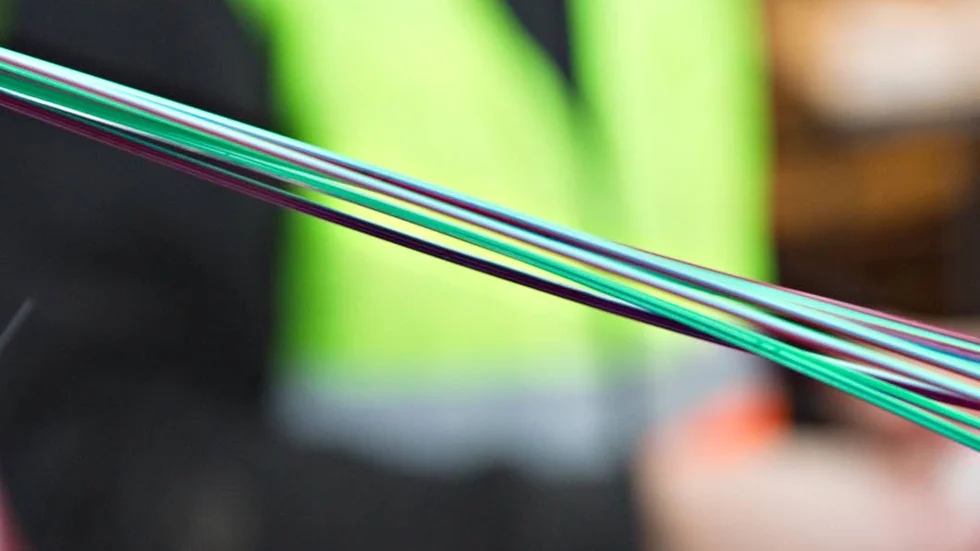 Fiberkabel.