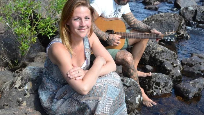 MUSIKERVÄNNER. Camilla Håkansson och Björn Nagander trivs att komponera musik ihop.