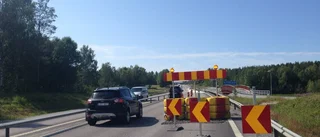 E4-bron snart färdigreparerad