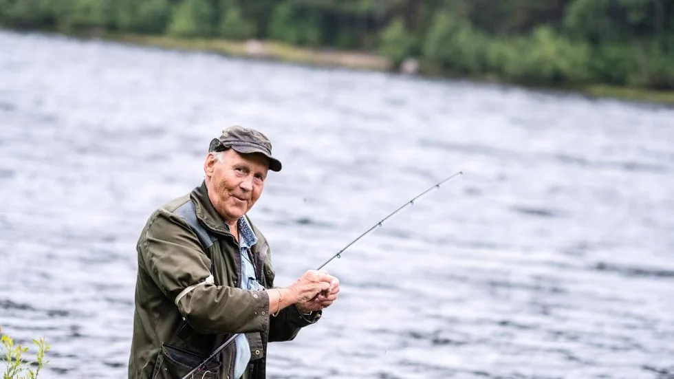 Veteranen. Han har vunnit en gång tidigare, men i år blev det bara en godkänd fisk för Lars Svanlöv.