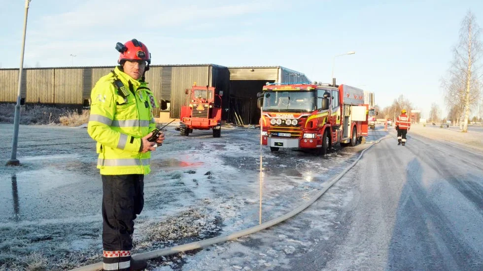 Patrik Lindfors, yttre befäl Bodens räddningstjänst.