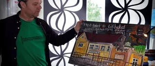 Målar till minne av Malmberget
