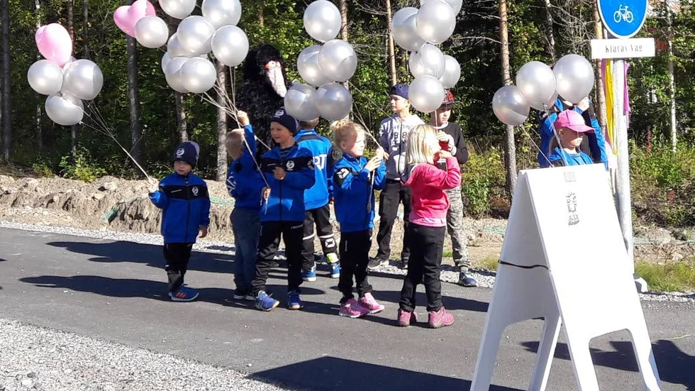INNAN STARTEN. På den gemensamma promenaden, till förmån för Barncancerfonden.