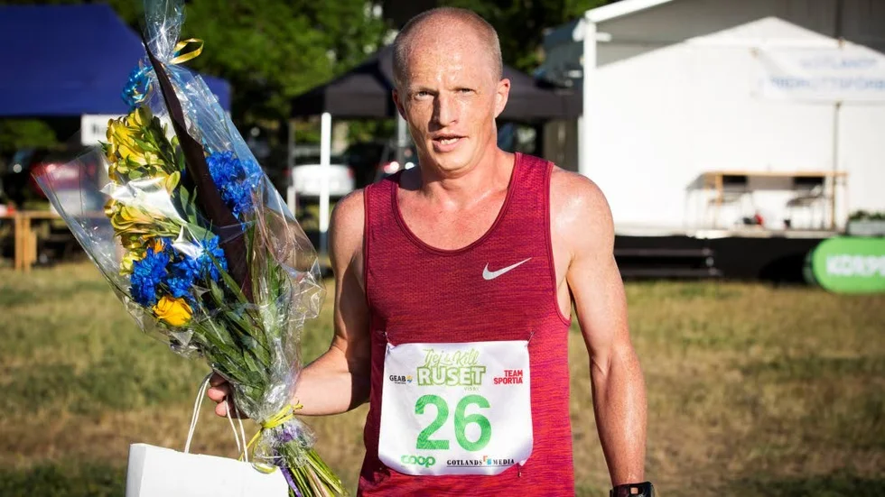 Hans Larsson var över två minuter före tvåan Per Janzon.