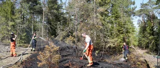 Branden i Lergrav under kontroll