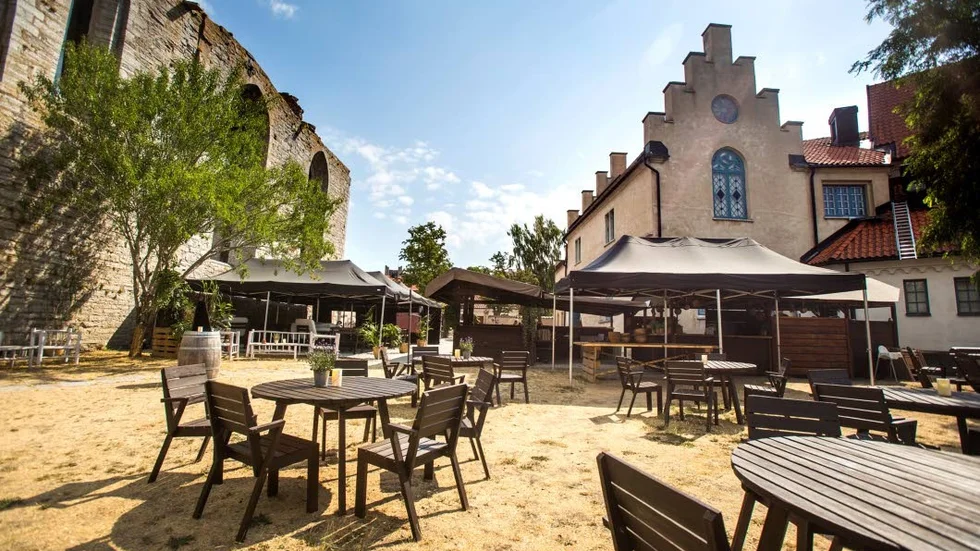 Frimis i Visby innerstad har haft lammgrillningar under många år.