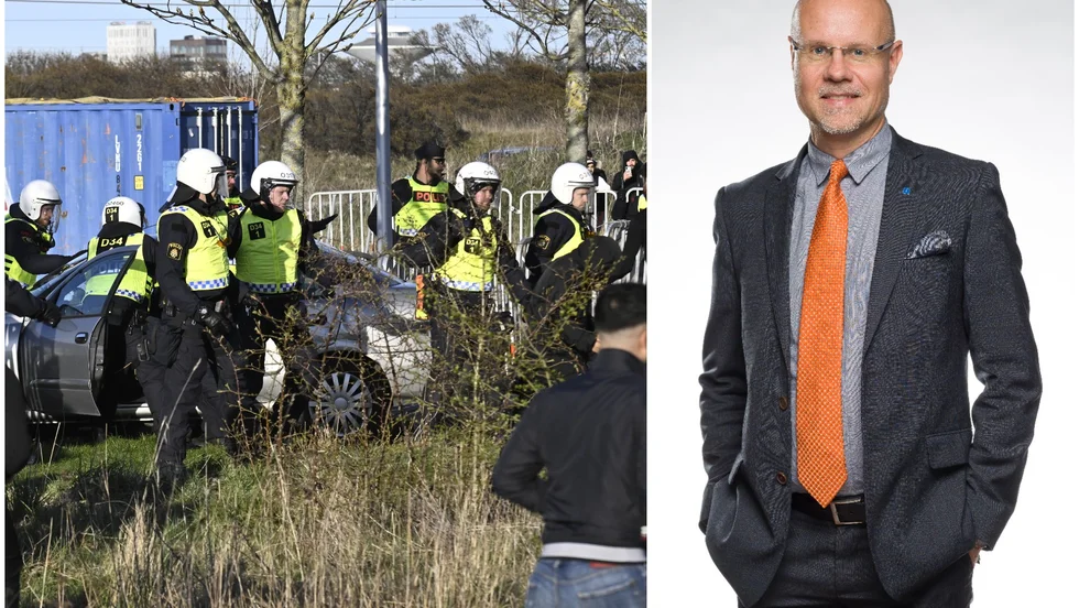 Vi kan inte acceptera att poliser och annan blåljuspersonal offras för undfallenhet mot mobben, skriver Jonas Segersam.