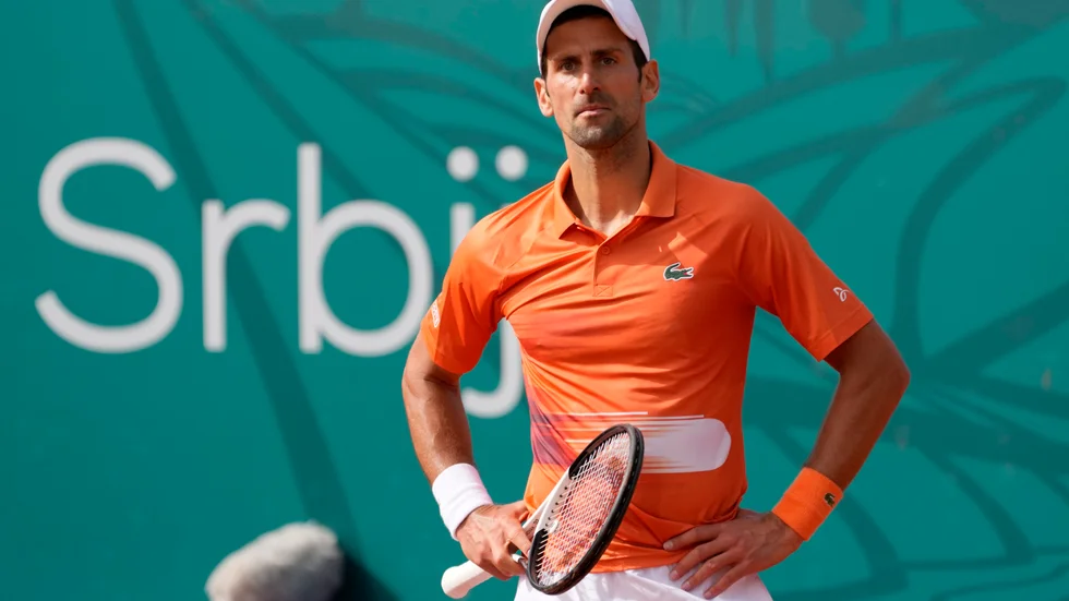 Novak Djokovic förlorade finalen mot Andrej Rubljov i Belgrad.
