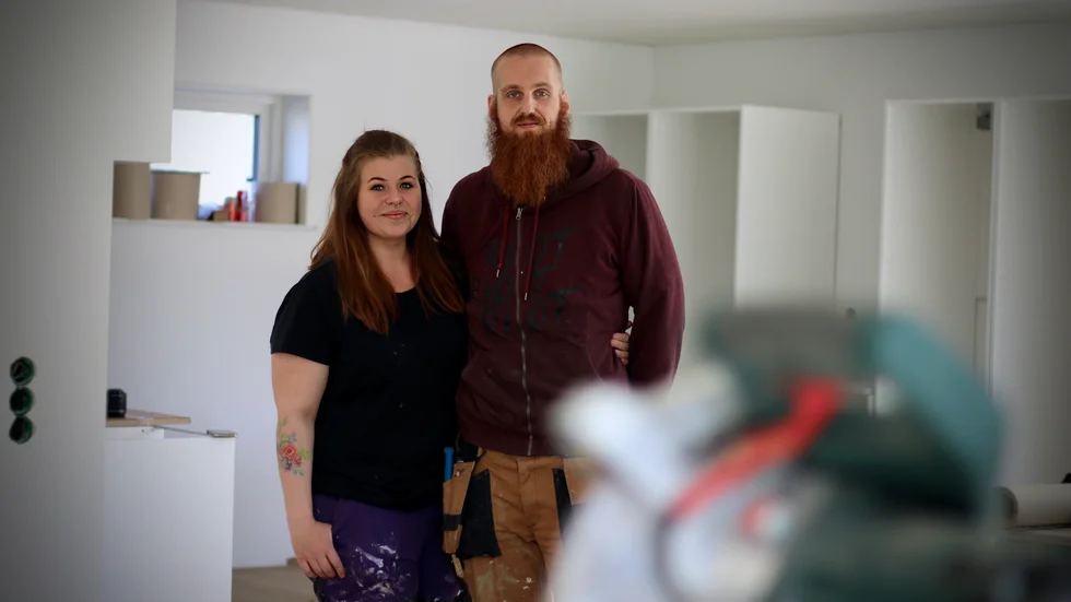 "Det här är nog första gången som vi spenderat mer än 30 minuter ihop på fem veckor", skrattar Christoffer. Husbygge, barn och heltidsjobb har gjort att tiden inte riktigt räckt till.