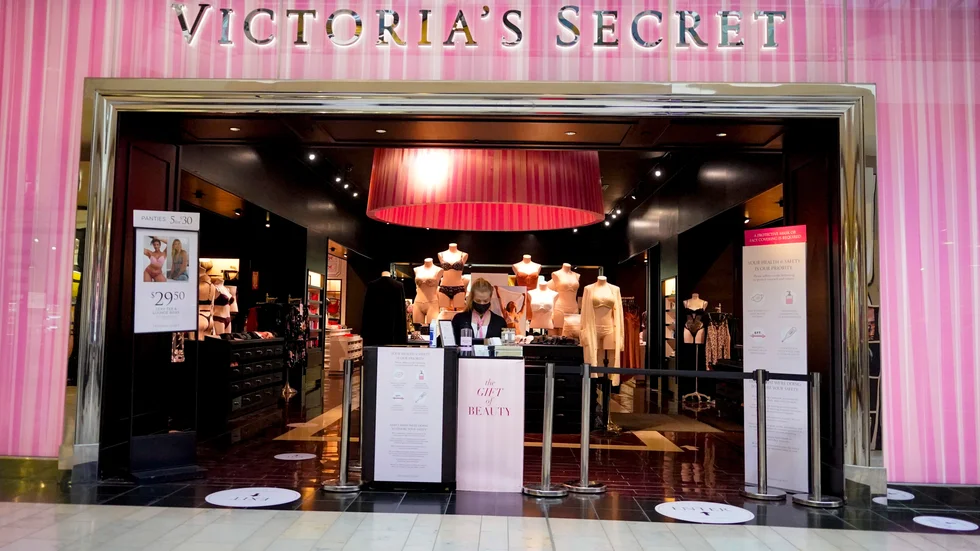 En Victoria's Secret-butik. Arkivbild.