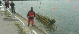 Kanonlyft i Visby hamn